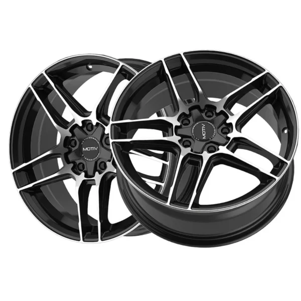 Motiv 16x7.5 5X100 434MB Matic Black Wheel Rim - Image 3