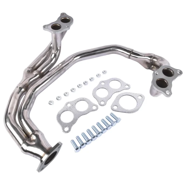 Manifold Exhaust Header System with Gaskets for Subaru Impreza RS 2.5L Non-Turbo 1997-2005 - Image 2