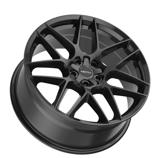 Motiv 435B FOIL 435B-8805742 18X8 5X4.50 / 5X120 (+42) MTV 435B Foil (HB 74.1) Gloss Black Cast Aluminum - Image 2