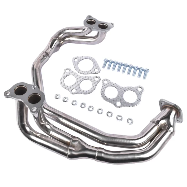 Manifold Exhaust Header System with Gaskets for Subaru Impreza RS 2.5L Non-Turbo 1997-2005 - Image 3